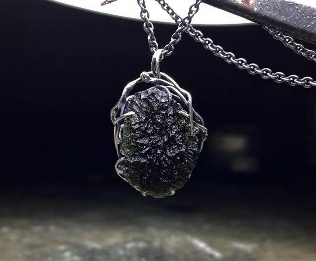 Czech Meteorite Pendant