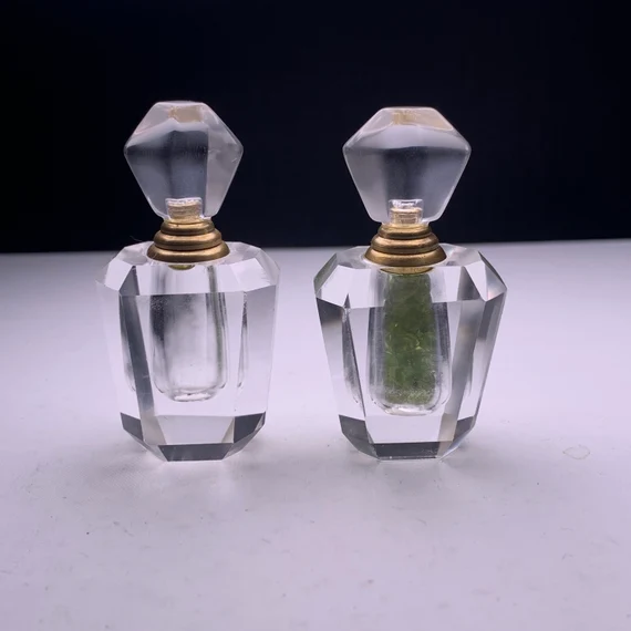 Clear Quartz Perfume Bottle