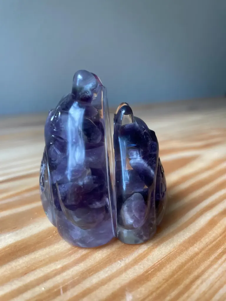 Amethyst Totoro Figurine