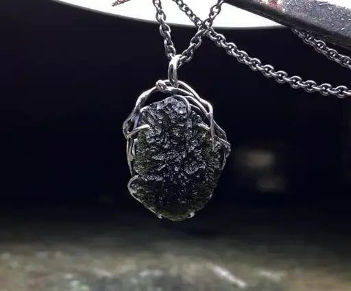 Czech Meteorite Pendant