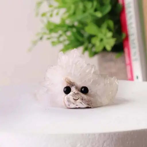 Clear Quartz Hedgehog