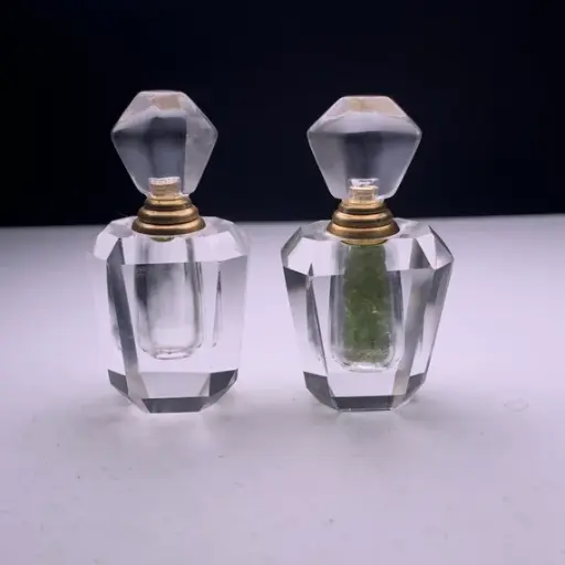 Clear Quartz Perfume Bottle