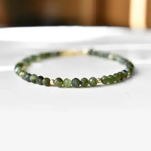 Green Tourmaline Bracelet